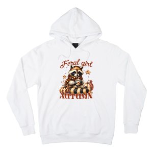 Autumn Raccoon Lover Gift For Fall Enthusiasts Hoodie