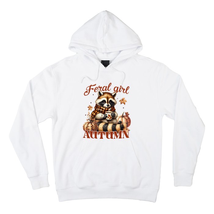 Autumn Raccoon Lover Gift For Fall Enthusiasts Hoodie