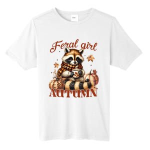 Autumn Raccoon Lover Gift For Fall Enthusiasts Tall Fusion ChromaSoft Performance T-Shirt