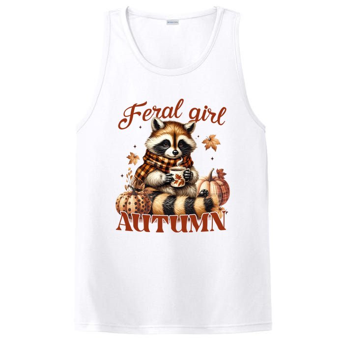 Autumn Raccoon Lover Gift For Fall Enthusiasts PosiCharge Competitor Tank