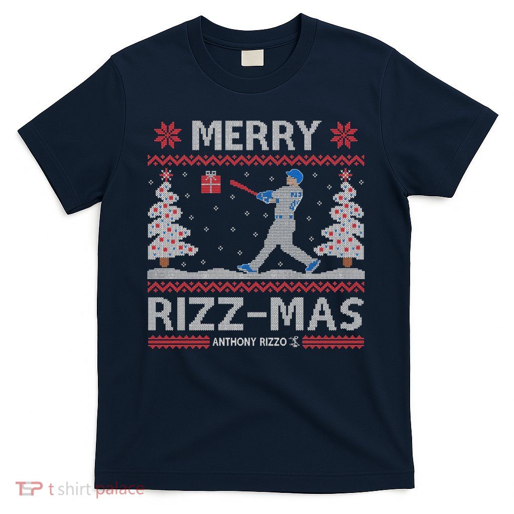 Anthony Rizzo Merry Rizzcute Giftmas T-Shirt