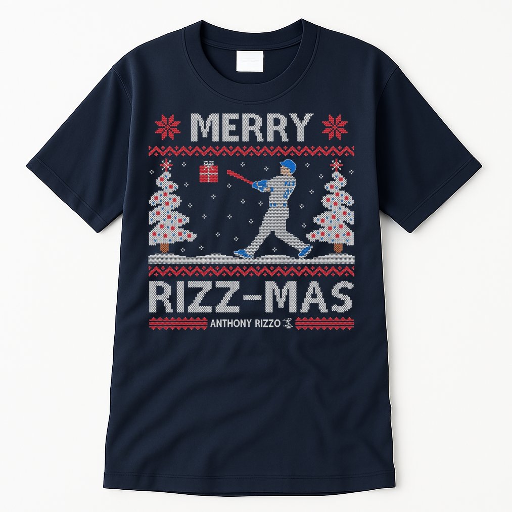 Anthony Rizzo Merry Rizzcute Giftmas Tall T-Shirt