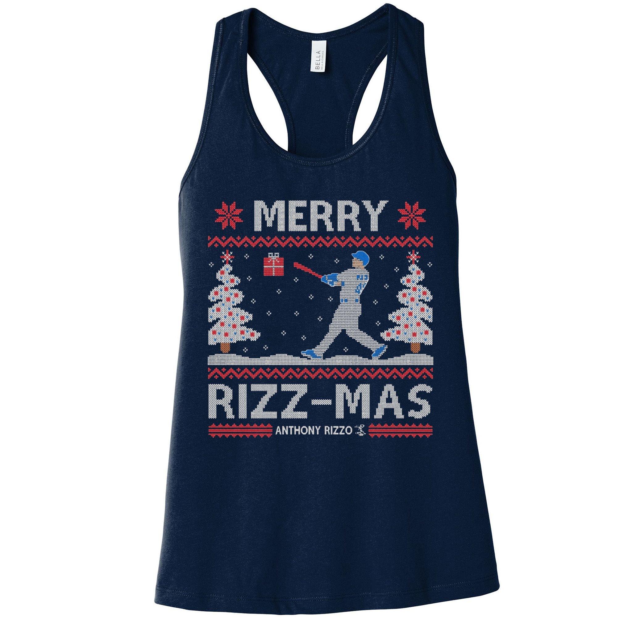 Anthony Rizzo Merry Rizzcute Giftmas Womens Tank Top