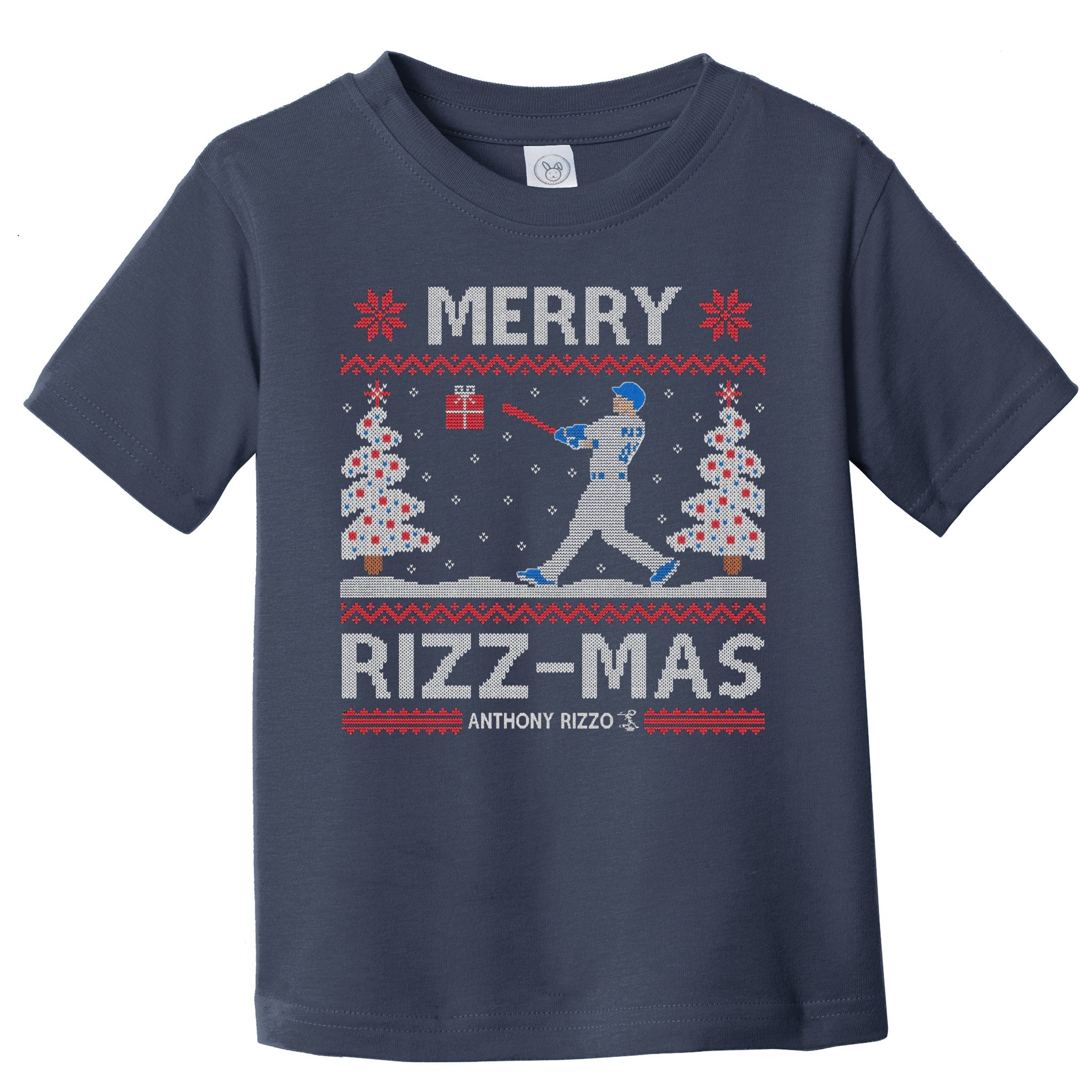 Anthony Rizzo Merry Rizzcute Giftmas Toddler T-Shirt