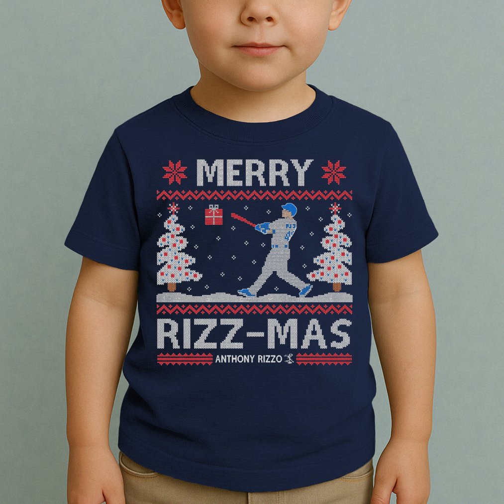 Anthony Rizzo Merry Rizzcute Giftmas Toddler T-Shirt