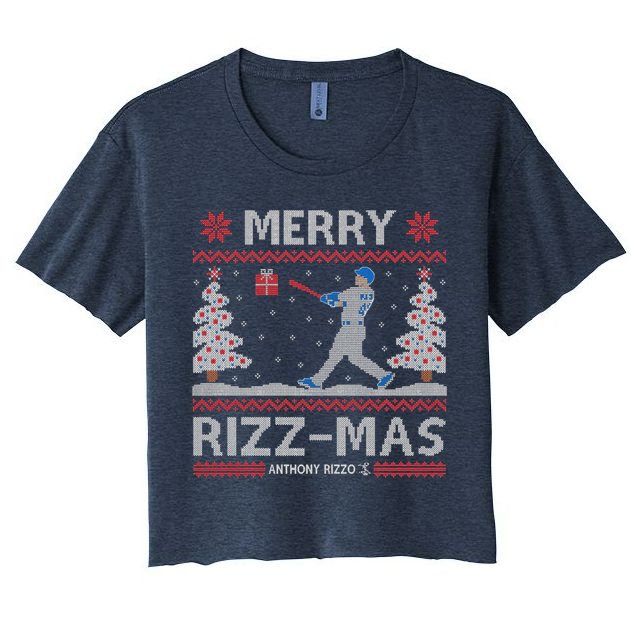 Anthony Rizzo Merry Rizzcute Giftmas Crop Top
