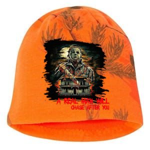 A Real Man Will Chase After You Horror Movie Kati - Camo Knit Beanie