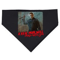 A Real Man Will Chase After You, Halloween Horror Movies USA-Made Doggie Bandana