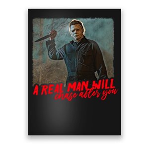 A Real Man Will Chase After You, Halloween Horror Movies Poster