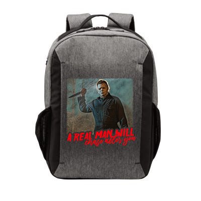 A Real Man Will Chase After You, Halloween Horror Movies Vector Backpack