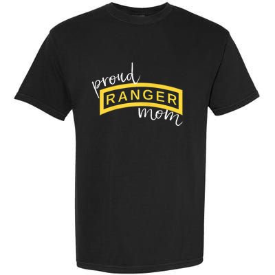 Army Ranger Mom Gift Proud Ranger Mom Tab Gift Garment-Dyed Heavyweight T-Shirt