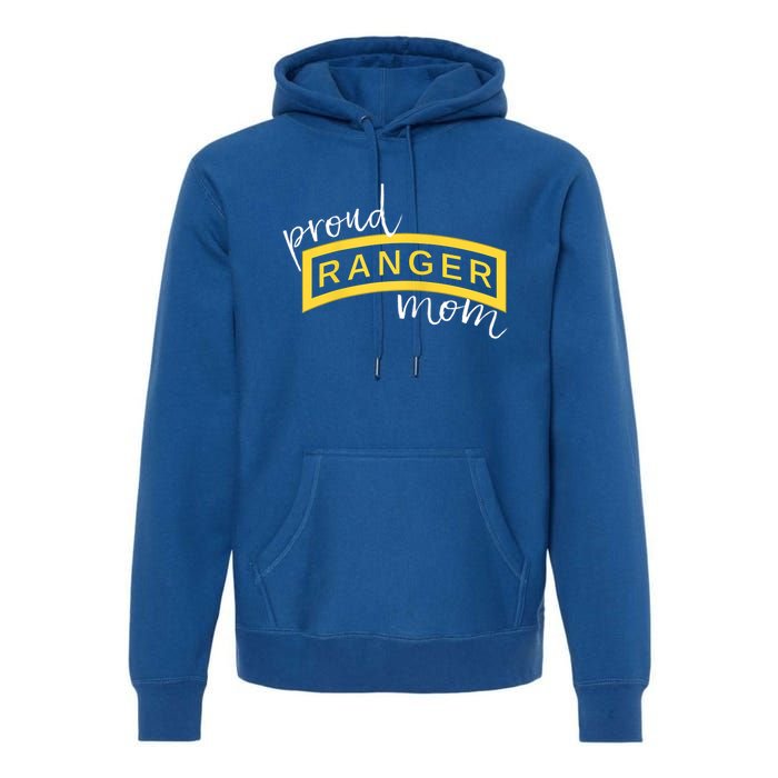 Army Ranger Mom Gift Proud Ranger Mom Tab Gift Premium Hoodie