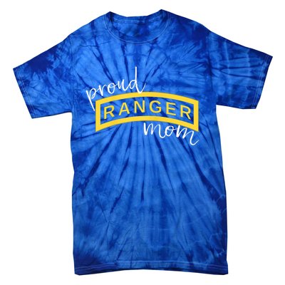 Army Ranger Mom Gift Proud Ranger Mom Tab Gift Tie-Dye T-Shirt