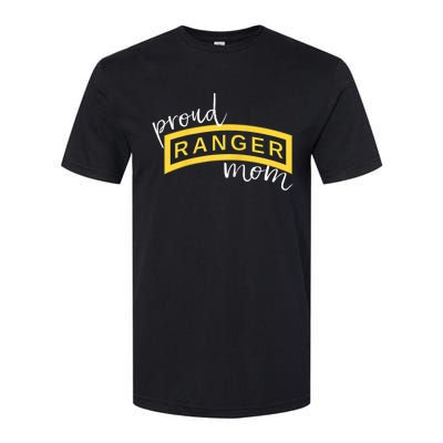 Army Ranger Mom Gift Proud Ranger Mom Tab Gift Softstyle CVC T-Shirt