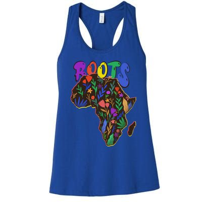 African Roots Meaningful Gift I'm Black History Meaningful Gift Melanin African Women's Racerback Tank