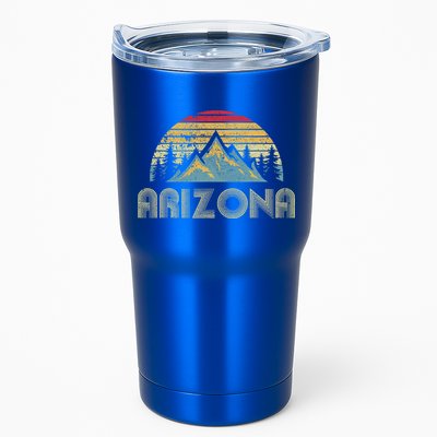 Arizona Retro Mountains Nature Hiking Tumbler