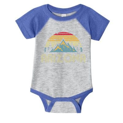 Arizona Retro Mountains Nature Hiking Infant Baby Jersey Bodysuit