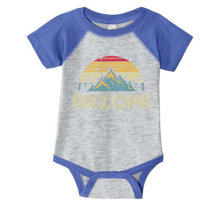 Arizona Retro Mountains Nature Hiking Infant Baby Jersey Bodysuit