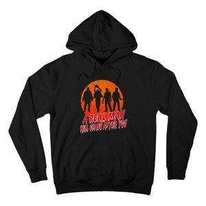 A Real Man Will Chase After You Halloween Horor Movie Retro Hoodie