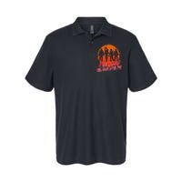 A Real Man Will Chase After You Halloween Horor Movie Retro Softstyle Adult Sport Polo