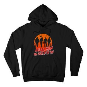 A Real Man Will Chase After You Halloween Horor Movie Retro Tall Hoodie