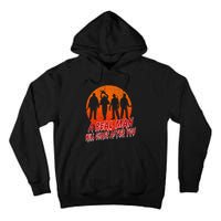 A Real Man Will Chase After You Halloween Horor Movie Retro Tall Hoodie