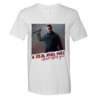 A Real Man Will Chase After You V-Neck T-Shirt