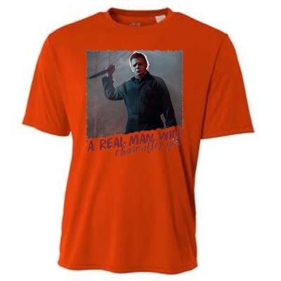 A Real Man Will Chase After You Cooling Performance Crew T-Shirt