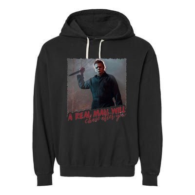 A Real Man Will Chase After You Garment-Dyed Fleece Hoodie