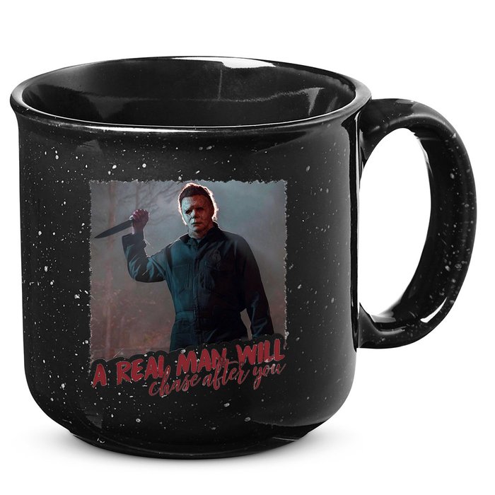A Real Man Will Chase After You 15oz Campfire Ceramic Mug