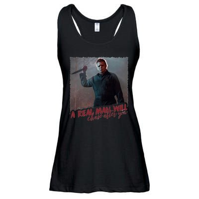 A Real Man Will Chase After You Ladies Essential Flowy Tank