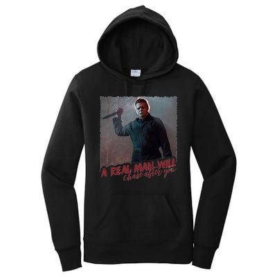 A Real Man Will Chase After You Women's Pullover Hoodie