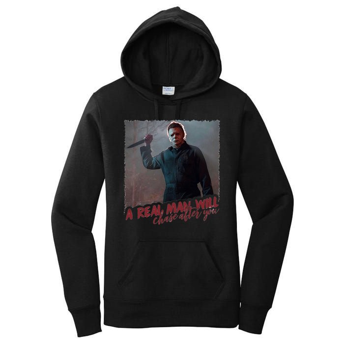 A Real Man Will Chase After You Women's Pullover Hoodie
