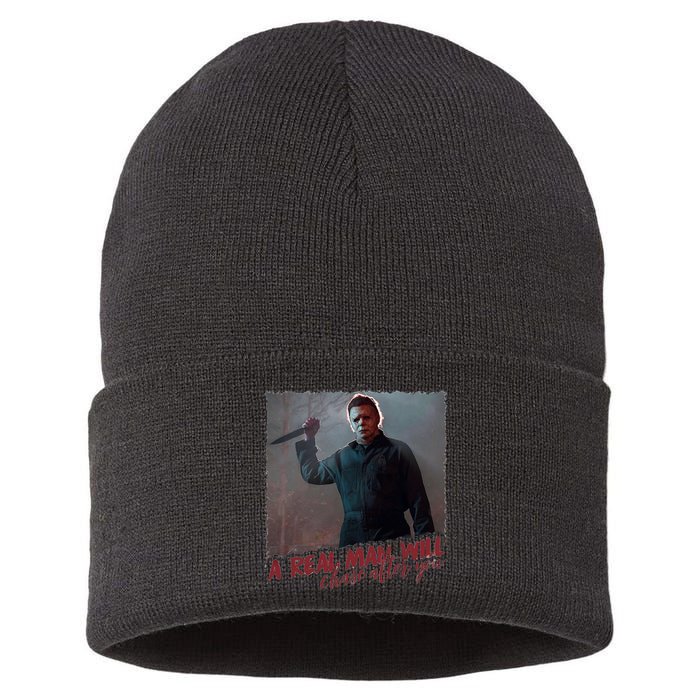 A Real Man Will Chase After You Sustainable Knit Beanie