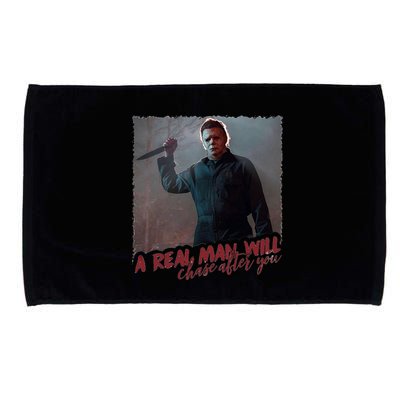 A Real Man Will Chase After You Microfiber Hand Towel