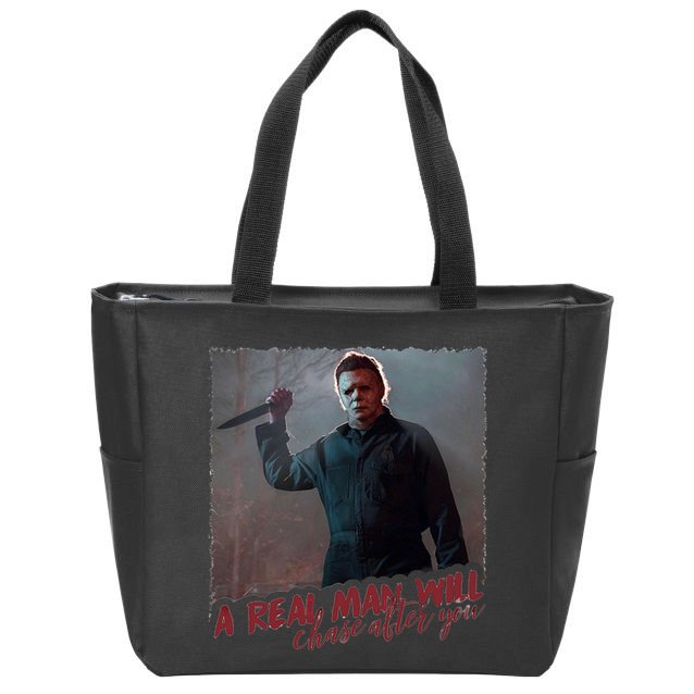 A Real Man Will Chase After You Zip Tote Bag