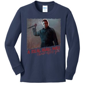 A Real Man Will Chase After You Kids Long Sleeve Shirt