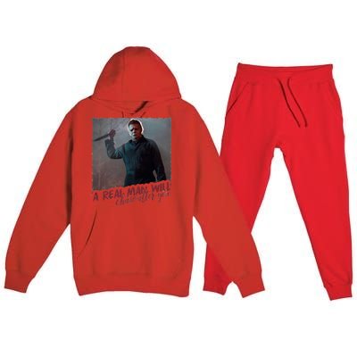 A Real Man Will Chase After You Premium Hooded Sweatsuit Set