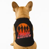A Real Man Will Chase After You Halloween Horor Movie Retro Doggie Tank