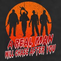 A Real Man Will Chase After You Halloween Horor Movie Retro Microfiber Hand Towel