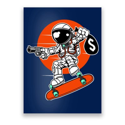 Astronaut Robbin Money Poster