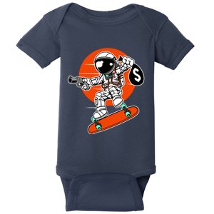 Astronaut Robbin Money Baby Bodysuit