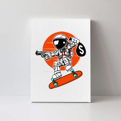 Astronaut Robbin Money Canvas