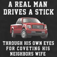 A Real Man Drives A Stick Through His Own Eyes For Coveting His Neighbors Wife 25L Jumbo Tote