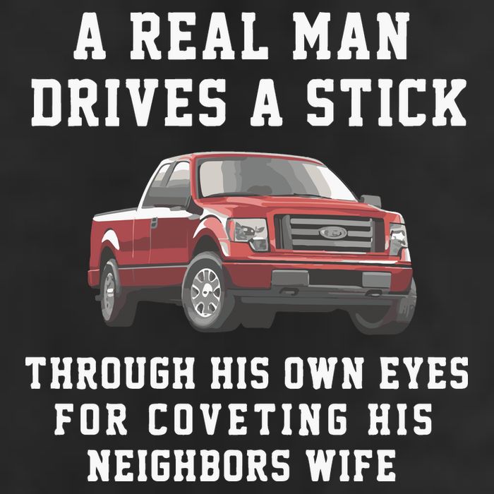A Real Man Drives A Stick Through His Own Eyes For Coveting His Neighbors Wife 25L Jumbo Tote