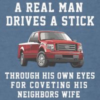 A Real Man Drives A Stick Through His Own Eyes For Coveting His Neighbors Wife Garment-Dyed Sweatshirt
