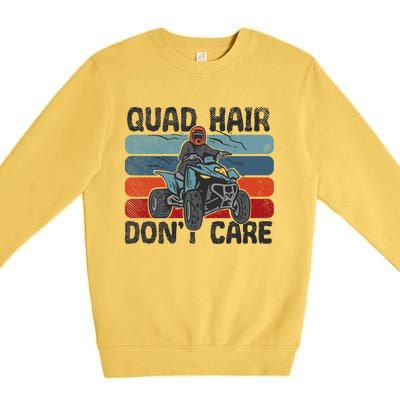 Atv Racers Mud Bogging Bikers Off Roads Off Roading Quad Cute Gift Premium Crewneck Sweatshirt