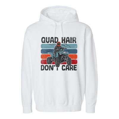 Atv Racers Mud Bogging Bikers Off Roads Off Roading Quad Cute Gift Garment-Dyed Fleece Hoodie