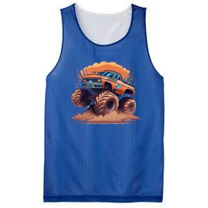 Awesome Retro Monster Truck Art 80S Graphic Design Gift Mesh Reversible Basketball Jersey Tank