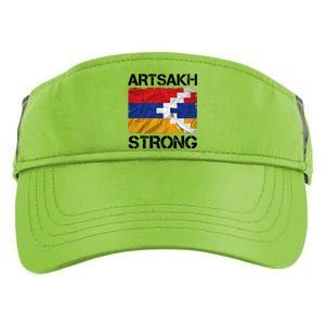 Armenia Flag Artsakh Strong Protest Adult Drive Performance Visor